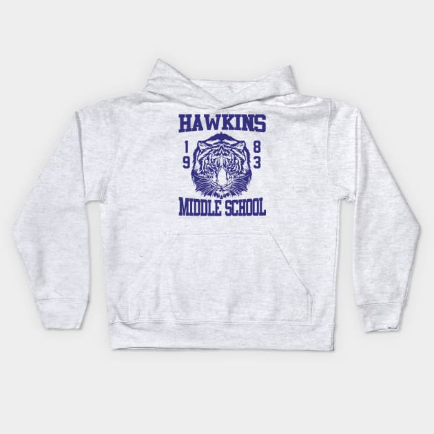 HAWKINS MIDDLE SCHOOL Kids Hoodie by FDNY